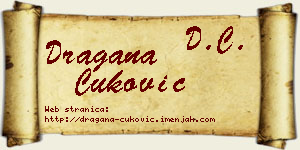 Dragana Ćuković vizit kartica